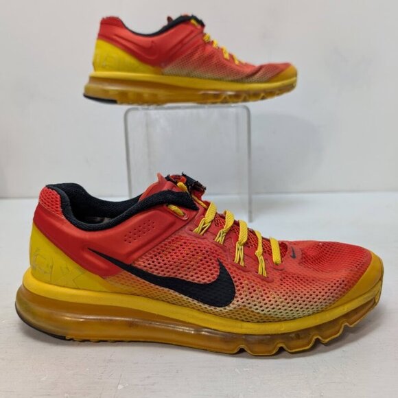 Nike Air Max 2013 Premium Sunset Mens Size 10.5 Orange Yellow 579954-807 main image 6